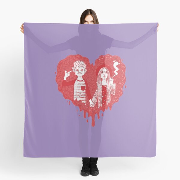 Murder Face Scarves Redbubble - the scary bloody mary axeto kill bloody mary roblox
