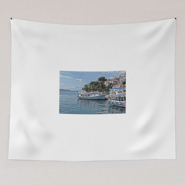 Item preview, Boats Of Skiathos, Greece designed and sold by lynn carter.
