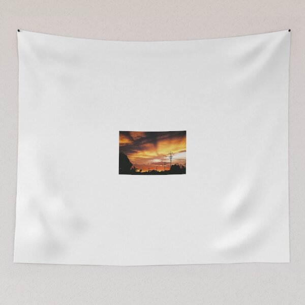 Item preview, Firey Sunset Streetscape designed and sold by Sandra Albin.