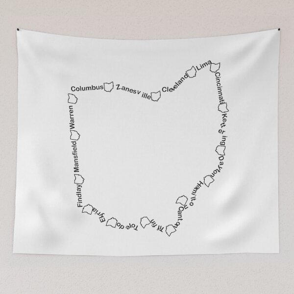 Item preview, Cities of Ohio 001 designed and sold by ValeriesGallery.
