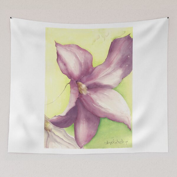 Item preview, Single Clematis designed and sold by KAYE MILLER-DEWING.