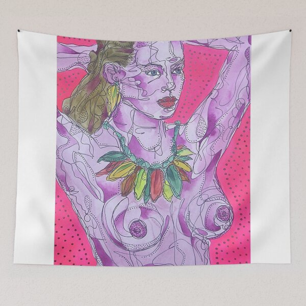 Item preview, Nude on Pink Ground designed and sold by gailmiller.