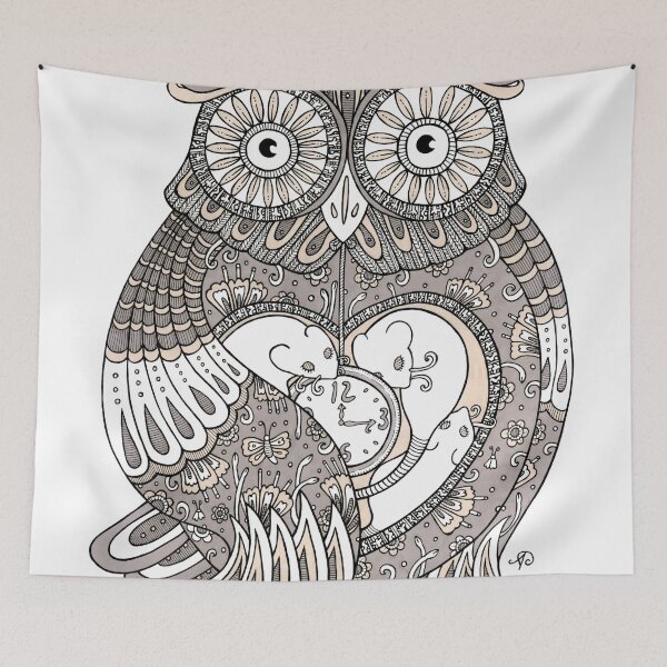 Item preview, The Timely Owl Tee designed and sold by AnitaInverarity.