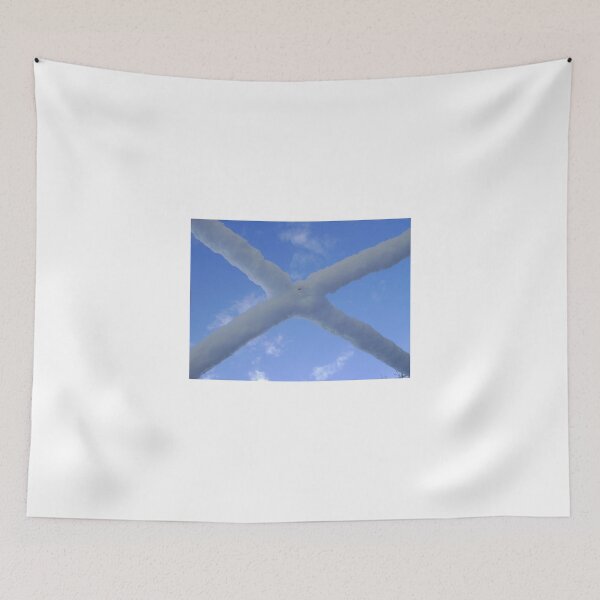 Item preview, Saltire (snow and Scottish sky) designed and sold by armadillozenith.