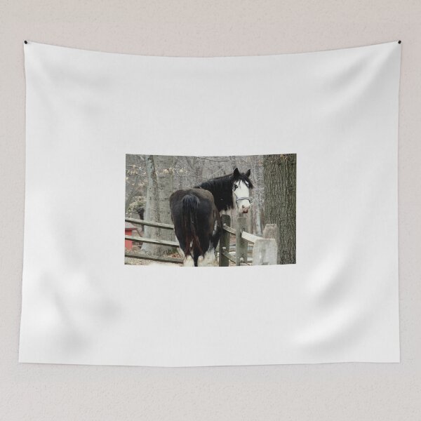 Item preview, Clydesdale Horse designed and sold by Amanda Vontobel Photography/Random Fandom Stuff.