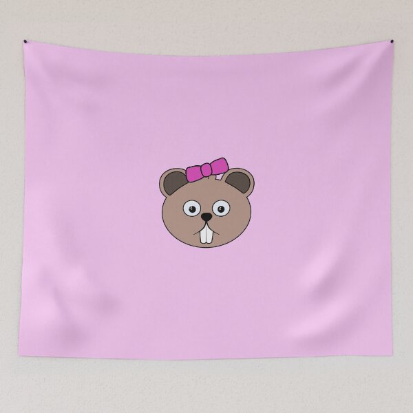 Item preview, Cartoon Girl Beaver Face designed and sold by mdkgraphics.