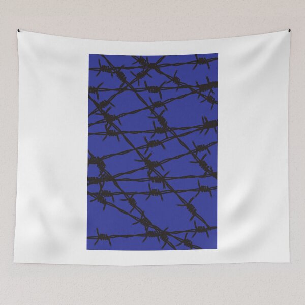 Item preview, Barbed Wire [Blue] by Chillee Wilson designed and sold by ChilleeWilson.