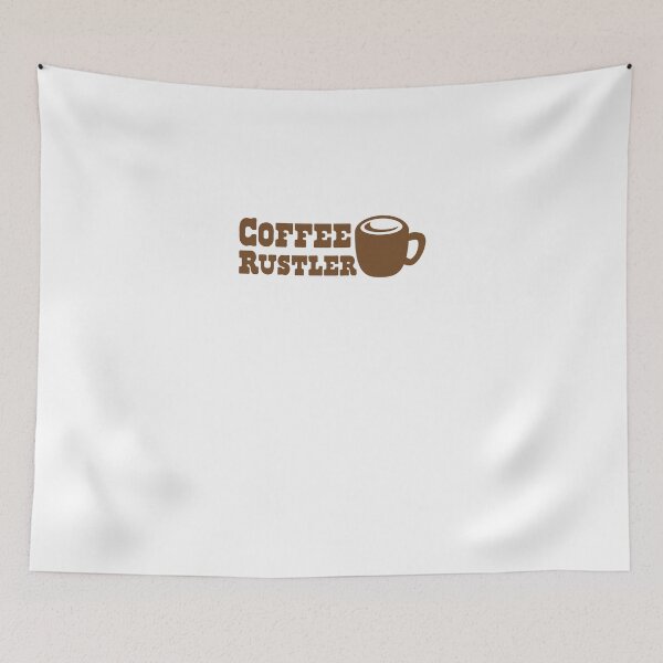 Item preview, Coffee Rustler with cute mug coffee bean designed and sold by jazzydevil.