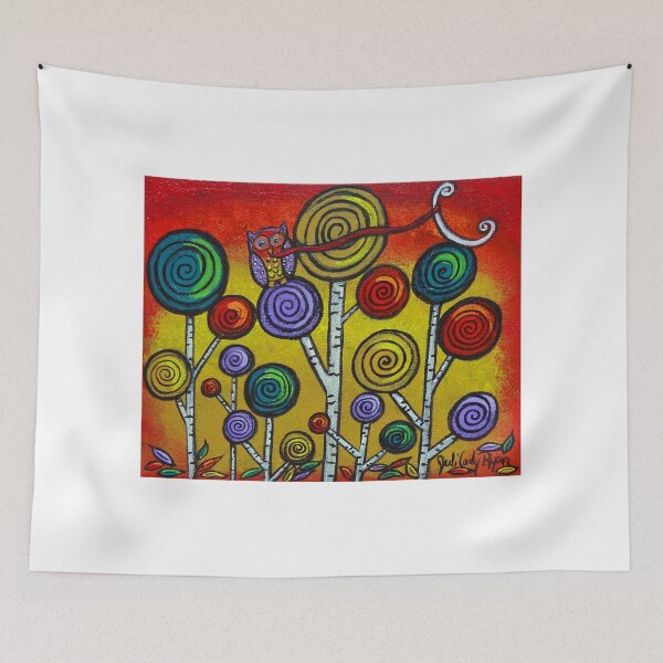 Item preview, Owl Lassos Moon designed and sold by Juli Cady Ryan.