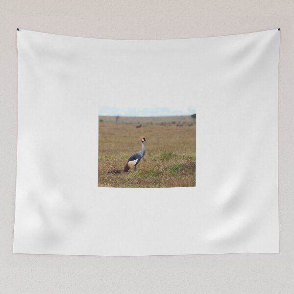 Item preview, Grey Crowned Crane on the Masai Mara designed and sold by Sue Robinson.