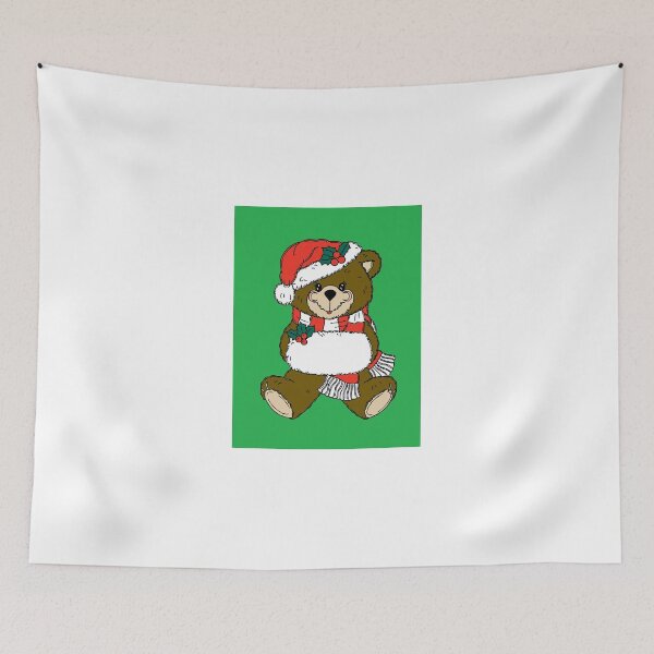 Item preview, Festive Teddy Bear by Chillee Wilson designed and sold by ChilleeWilson.