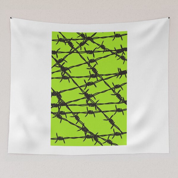 Item preview, Barbed Wire [Lime Green] by Chillee Wilson designed and sold by ChilleeWilson.