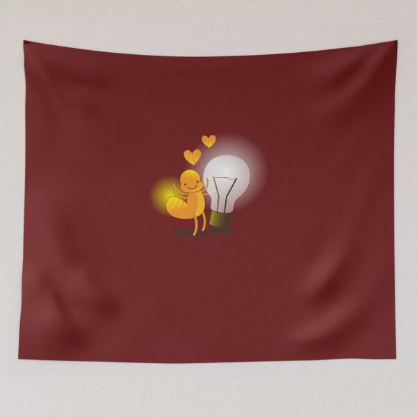 Item preview, A cute little idea! Glow worm with light bulb designed and sold by jazzydevil.