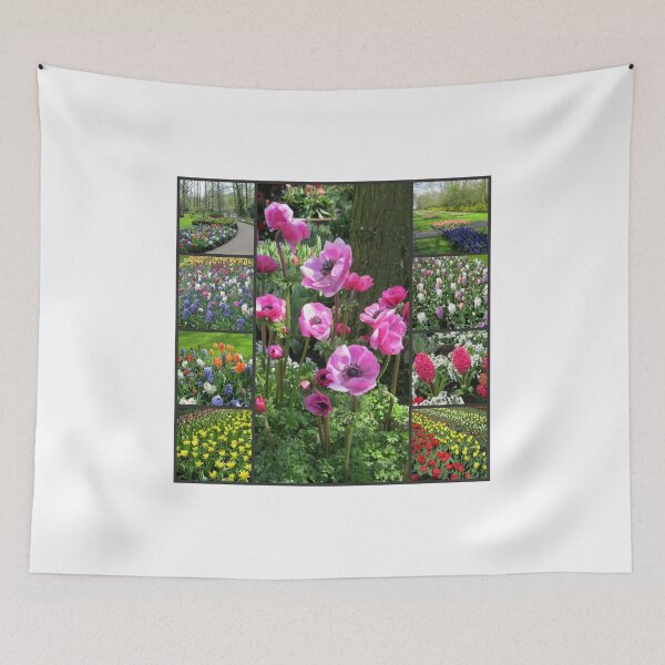 Item preview, Keukenhof Collage featuring Pink Anemones designed and sold by MidnightMelody.