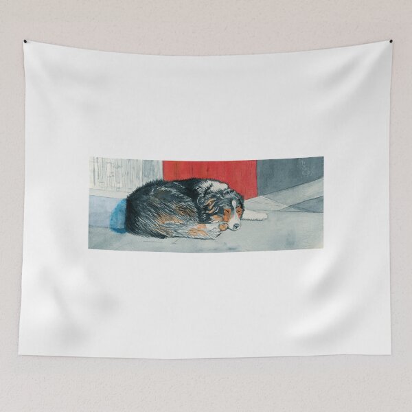 Artikelvorschau, Sleeping Border Collie entworfen und verkauft von yvonnecarter.