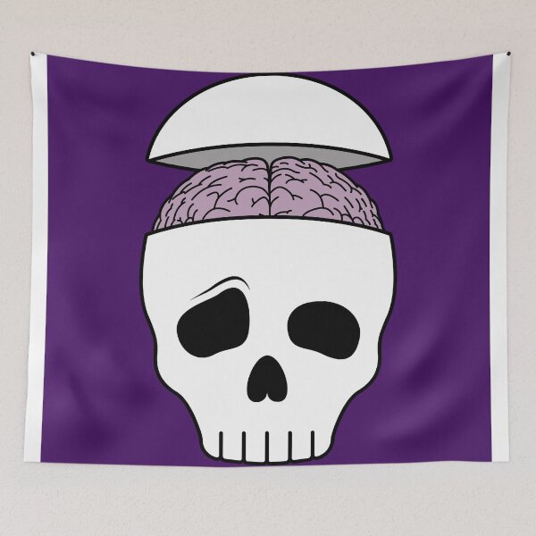 Item preview, Brainy Skull designed and sold by 6040.studio.