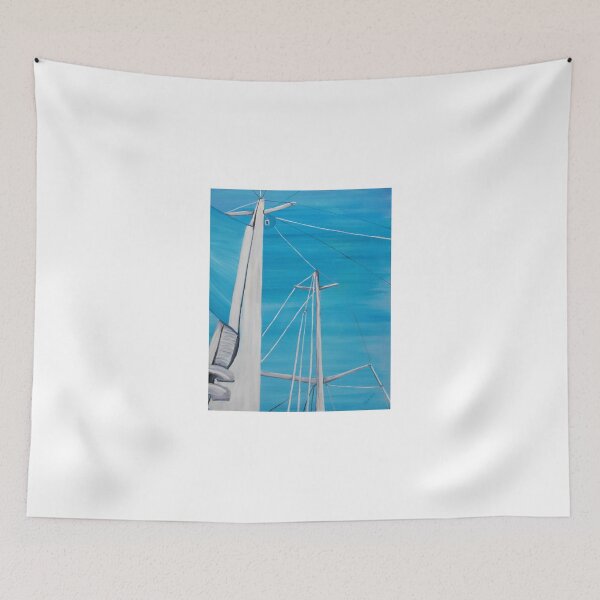 Artikelvorschau, Sailboat sail Amel 3 Oil on Canvas Painting entworfen und verkauft von SlavicaB.