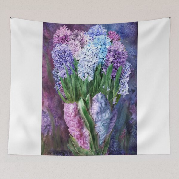Item preview, Hyacinths In Hyacinth Vase 1 designed and sold by Carol  Cavalaris.