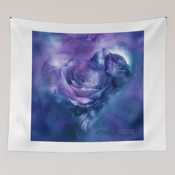 Item preview, Heart Of A Rose - Lavender Blue designed and sold by Carol  Cavalaris.
