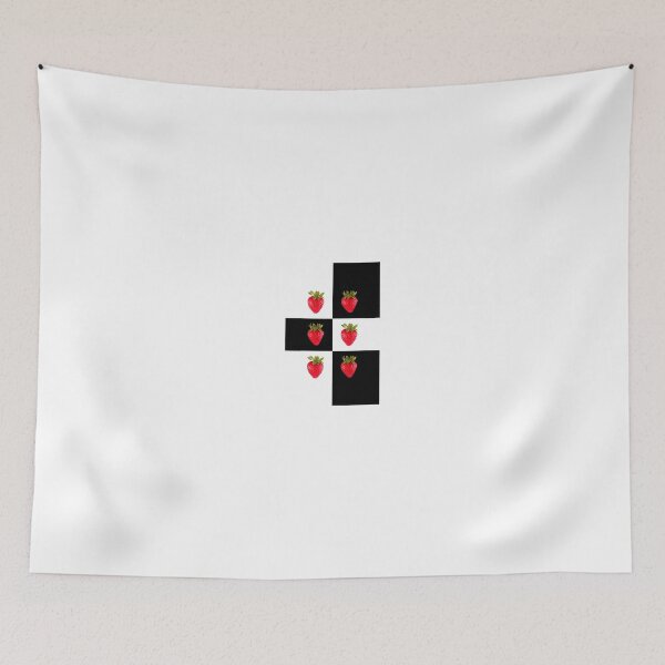 Item preview, Strawberries (on checkered white & black) Cover For the Apple iPhone  designed and sold by Bryan Freeman.