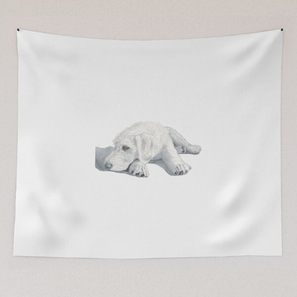 Item preview, Ginger the Labradoodle Pup designed and sold by yvonnecarter.