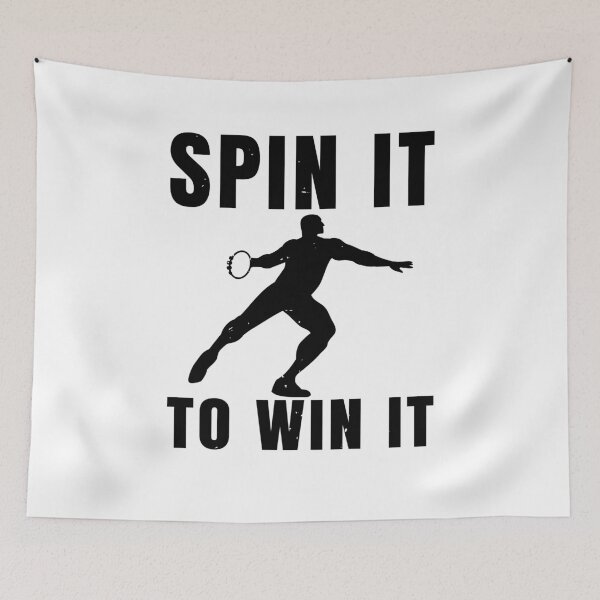 Item preview, Mens Discus Spin To Win Athlete Gift designed and sold by oberdoofus.