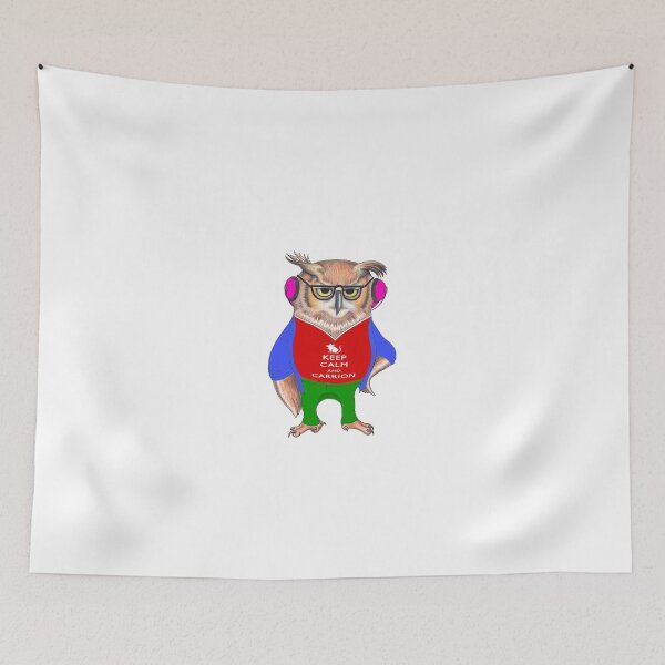 Item preview, Hipster Owl - Keep Calm designed and sold by Tania  Donald.