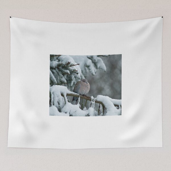 Item preview, Collared Dove in Snow designed and sold by Sue Robinson.