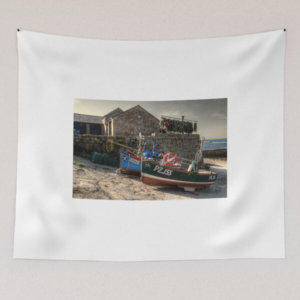 Item preview, Fishing boats at Sennen Cove 2 designed and sold by hawkie.
