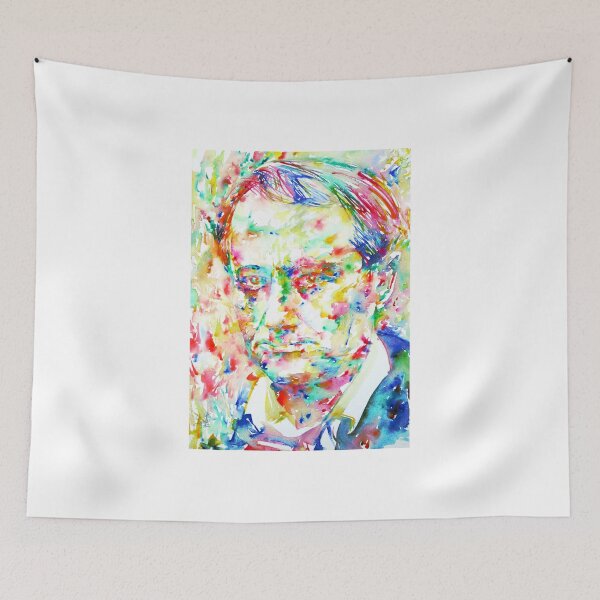 Item preview, CHARLES BAUDELAIRE - watercolor portrait .2 designed and sold by lautir.