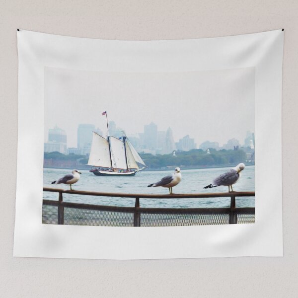 Item preview, Skyline with Seagulls designed and sold by Benedikt Amrhein.