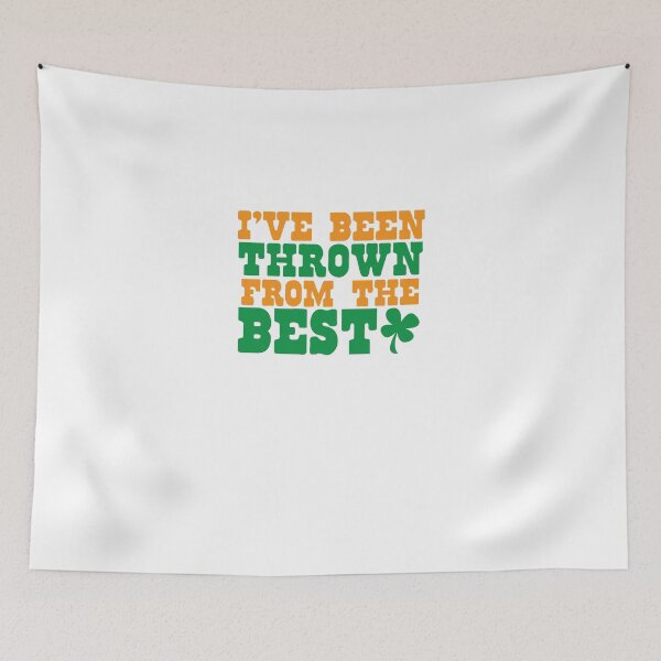 Item preview, I've been thrown from the BEST! shamrock pub joke shirt designed and sold by jazzydevil.