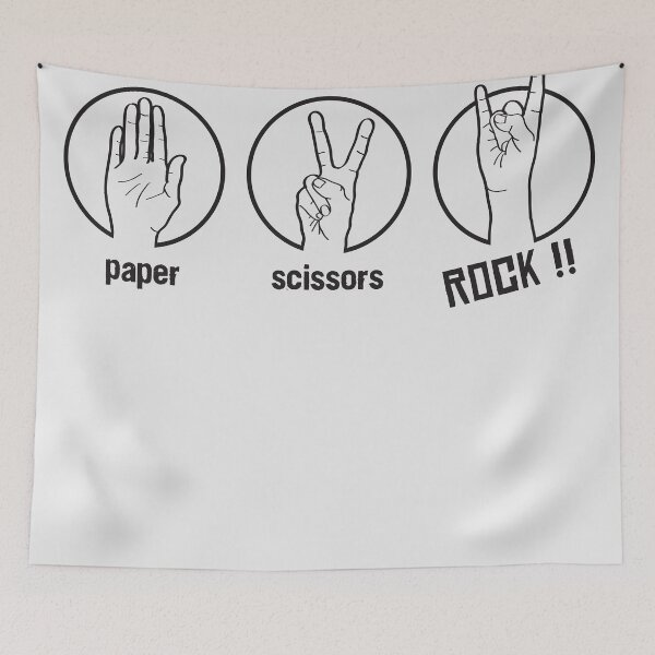 Item preview, Paper Scissors Rockk designed and sold by DarkChoocoolat.