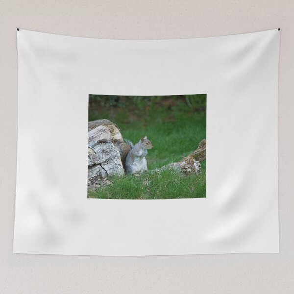 Item preview, Grey Squirrel on Log Pile designed and sold by Sue Robinson.