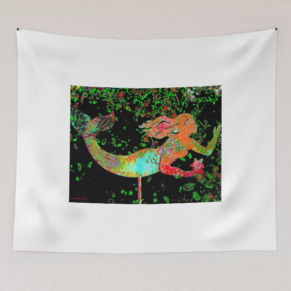 Item preview, Rainbow Mermaid designed and sold by Bad Habits Lounge Studio.