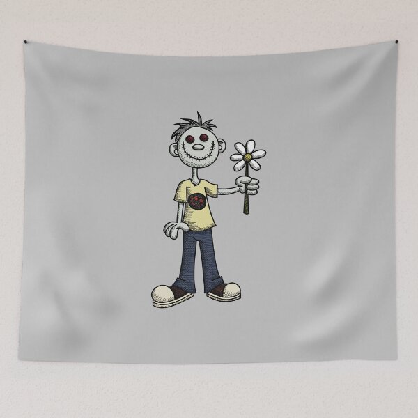 Item preview, Creepy Boy with Flower designed and sold by Wislander.