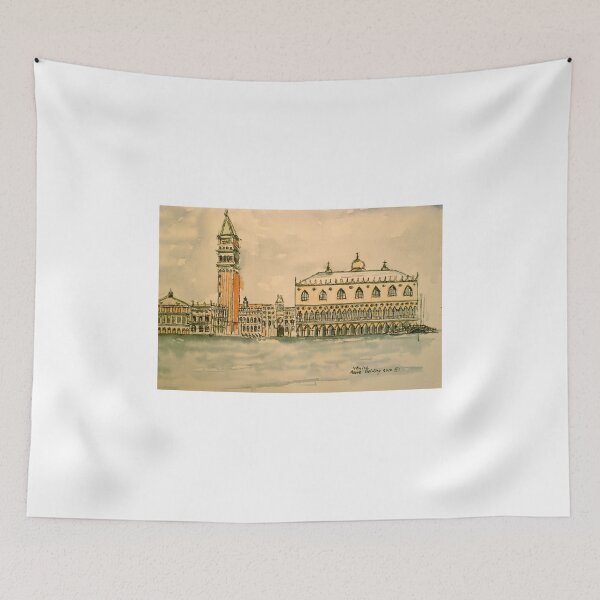 Item preview, St Mark's Venice, Italy. 2010 Pen and wash.  designed and sold by Elizabeth Moore Golding.