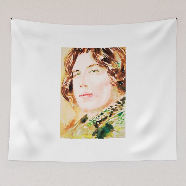 Item preview, OSCAR WILDE watercolor portrait designed and sold by lautir.