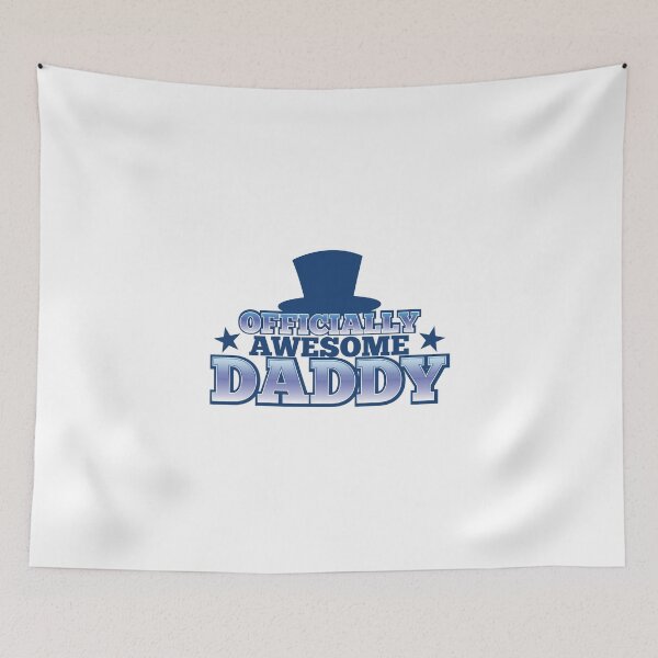Item preview, Officially AWESOME DADDY! with Top hat and stars designed and sold by jazzydevil.