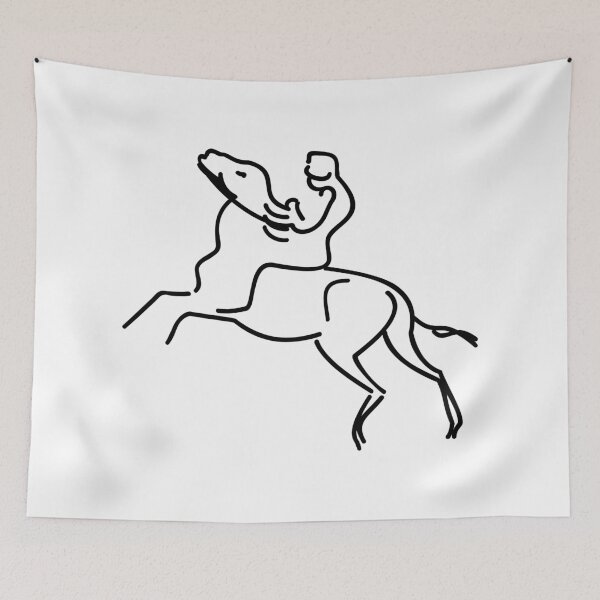 Artikelvorschau, Jockey on a Horse VRS2 entworfen und verkauft von vivendulies.