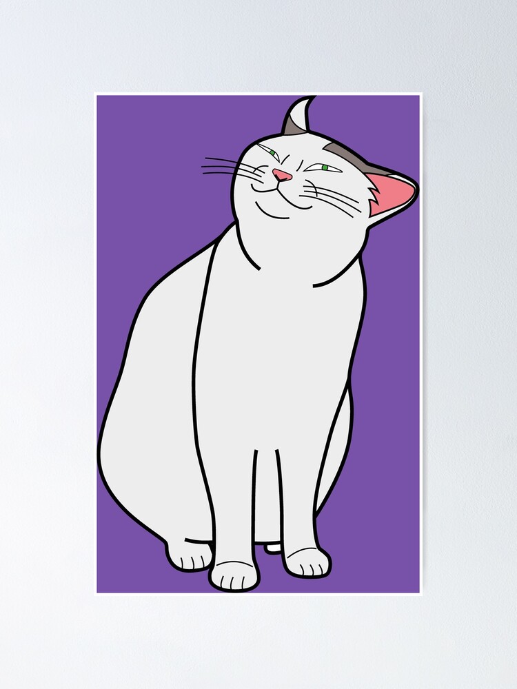 Smug Cat Meme Face - Cat - Posters and Art Prints