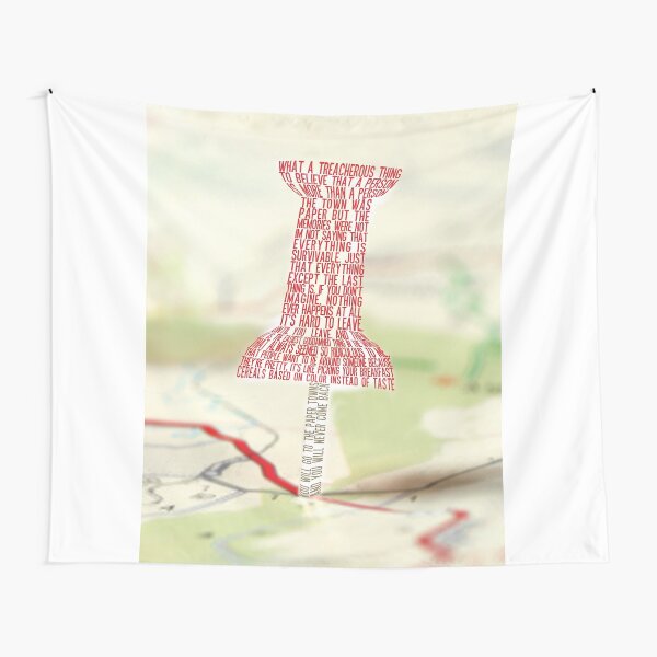 Paper Towns Typography Tapestry