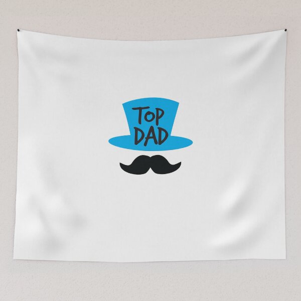 Item preview, Top dad Father with top hat and moustache designed and sold by jazzydevil.