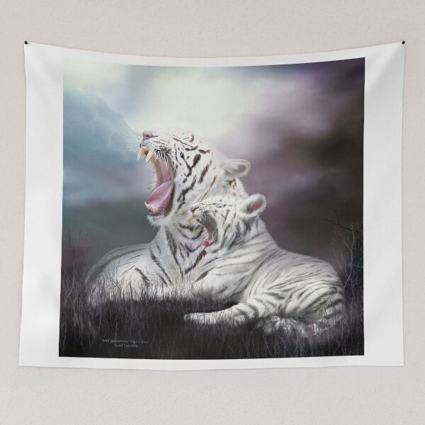 Item preview, Wild Generations - White Tigers designed and sold by Carol  Cavalaris.
