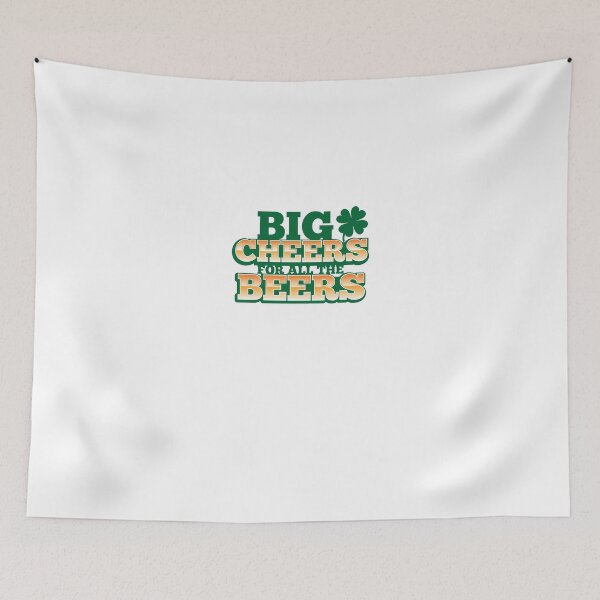 Item preview, BIG CHEERS FOR ALL THE BEERS! IRISH beer shop design designed and sold by jazzydevil.