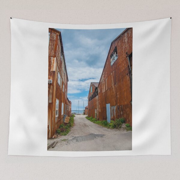 Item preview, Rusty Buildings in Greenport designed and sold by Michael Brewer.