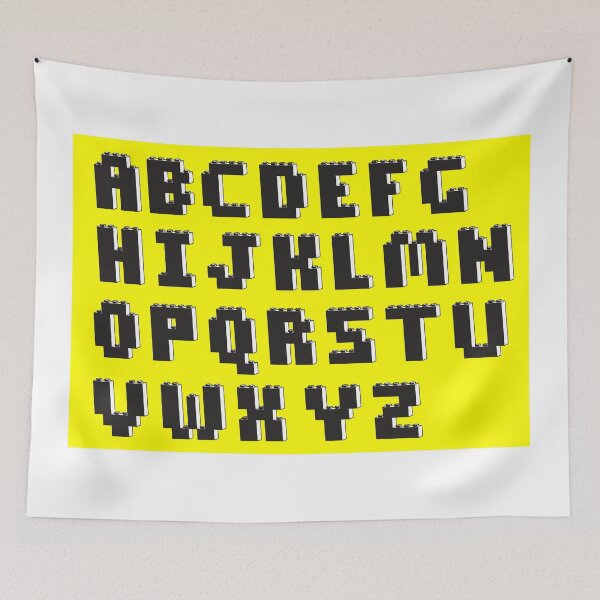 Item preview, Brick Font Alphabet designed and sold by ChilleeW.