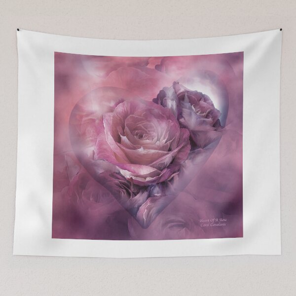 Item preview, Heart Of A Rose - Mauve Lavender designed and sold by Carol  Cavalaris.