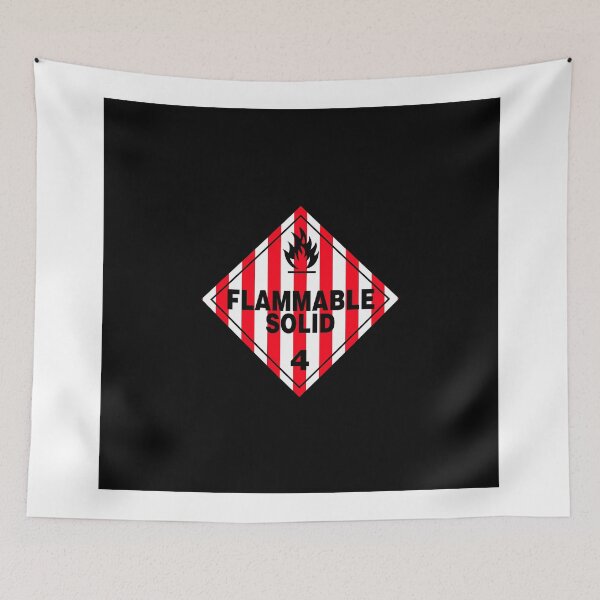 Item preview, Flammable Solid Black designed and sold by Rupert Russell.