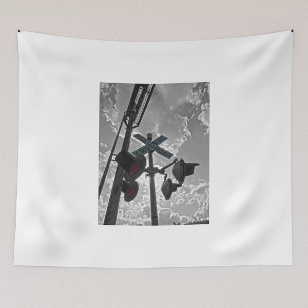 Item preview, RR Crossing Sign designed and sold by Frankie Cat Photography.